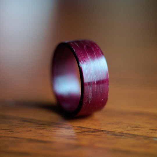 Purpleheart Wooden Bentwood Ring